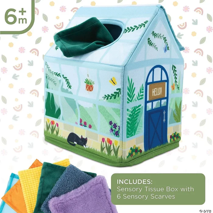 Mindware Sensory Sprouts Peek & Pull Tissue Box