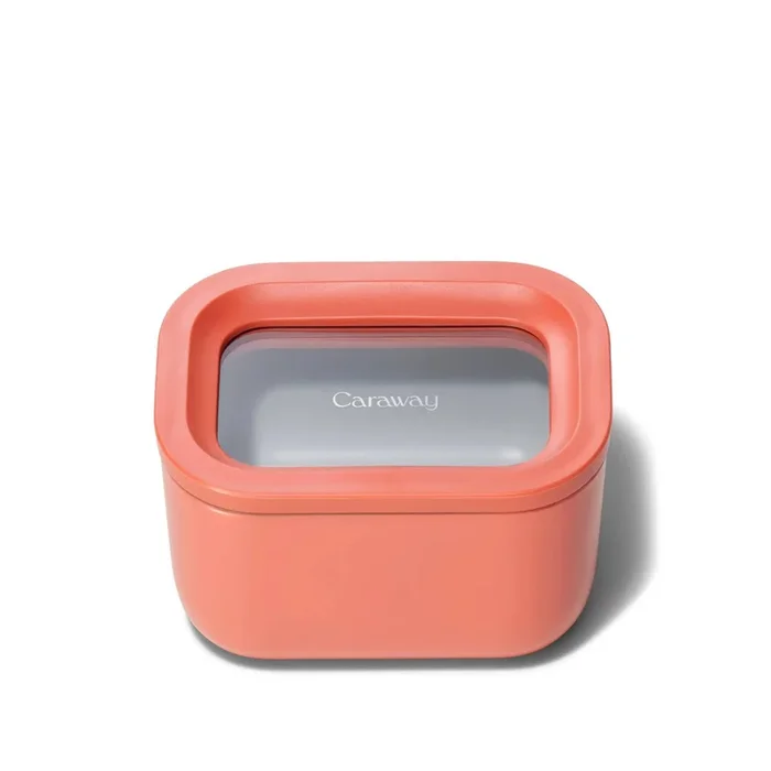 Mini Rectangular Food Storage Container – Terracotta Pink