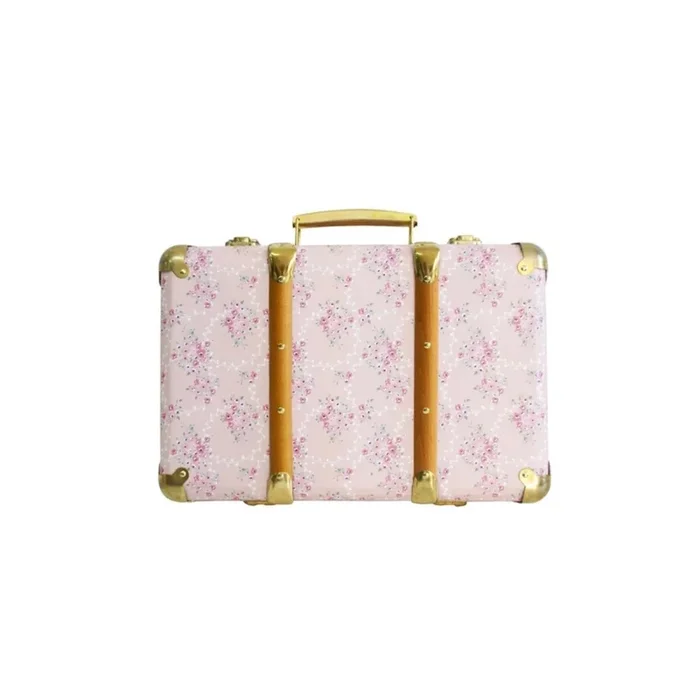 Mini Vintage Case – Pink Floral Wreath