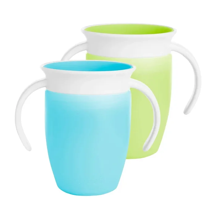 Miracle 360° 2pk Trainer Cup – Blue/Green – 7oz