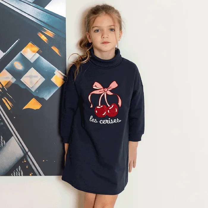 Mode Avant Paris Navy Les Cerises Dress