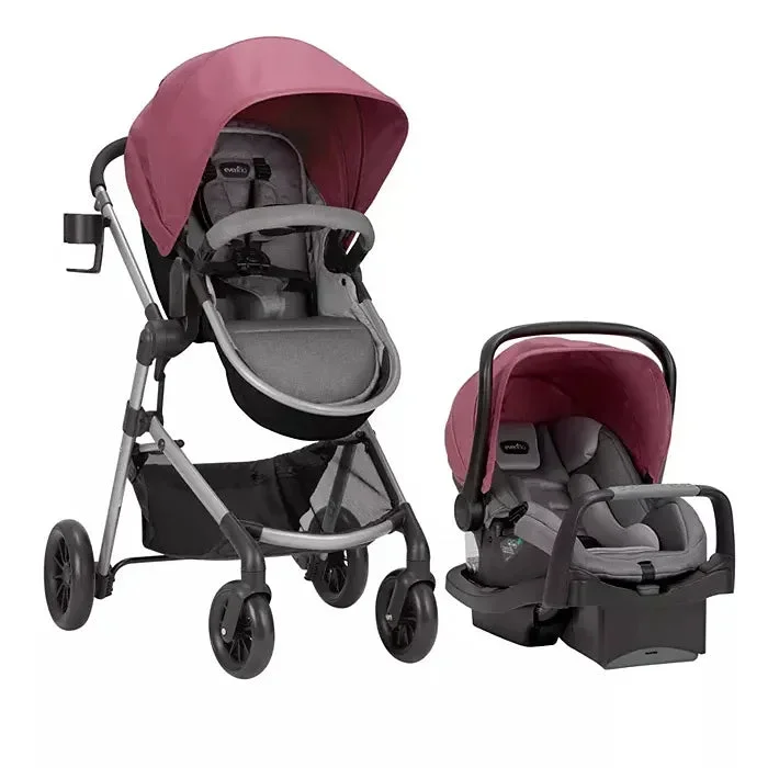 Modular Travel System with Safemax Infant Car Seat – Dusty Rose