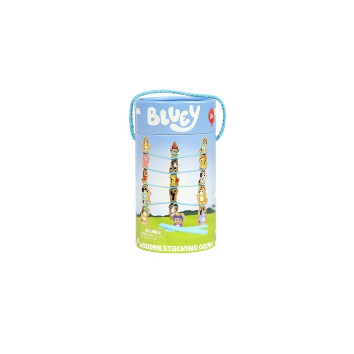 Moose Toys Bluey Wooden Stacking Game