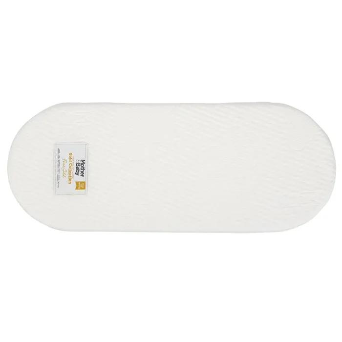 Mother & Baby First Gold Anti Allergy Foam Moses Basket Mattress Small 66 X 28CM
