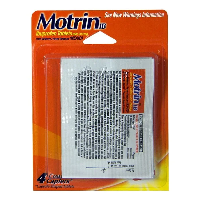Motrin Ibuprofen Carded – Card of 4