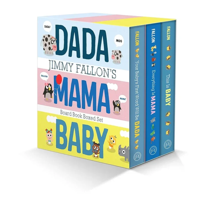 MPS Publishers Jimmy Fallon’s DADA, MAMA, and BABY Board Book Boxed Set