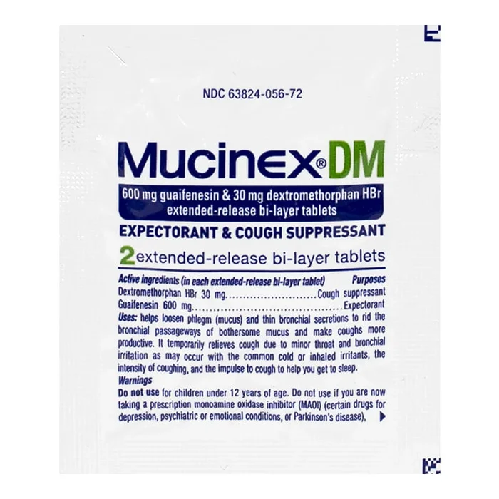 Mucinex DM Expectorant & Cough Suppressant – Pack of 2