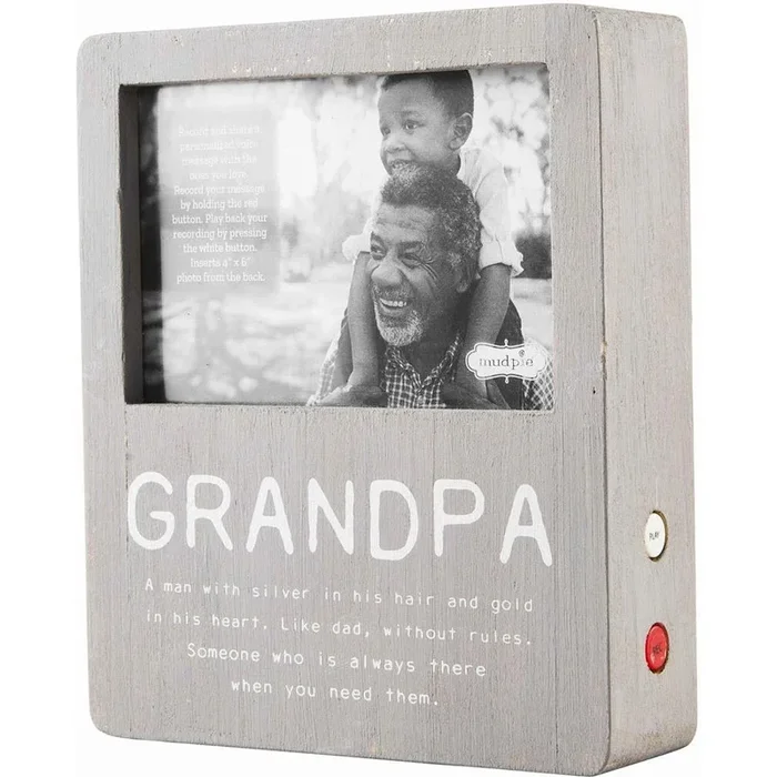 Mud Pie Grandpa Voice Recorder Frame