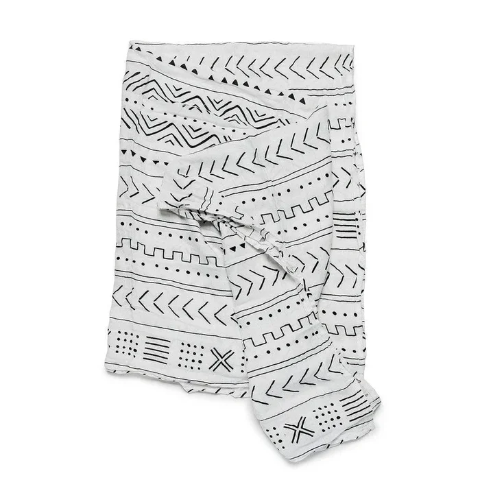 Mudcloth Swaddle Blanket