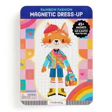 Mudpuppy Rainbow Fashion Magnetic Dress-up