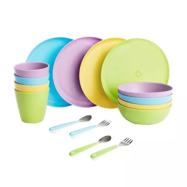 MUNCHKIN TODDLER DINING SET – 16CT