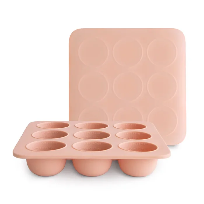 Mushie Baby Food Freezer Tray | Blush