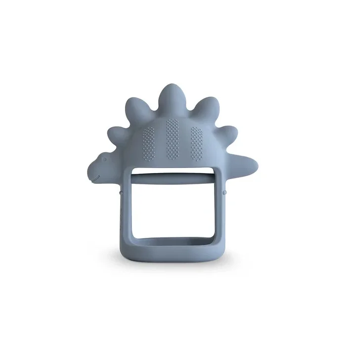Mushie No-Drop Dino Sensory Teether – Tradewinds