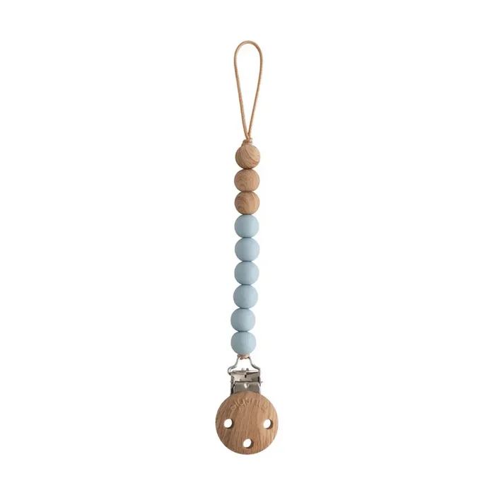 Mushie Pacifier Clip Eva Cloud