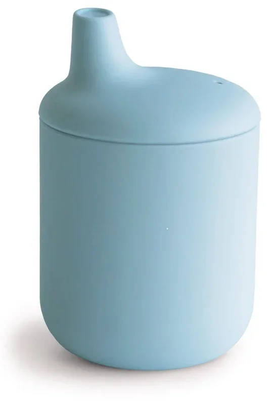 Mushie Silicone Sippy Cup – Powder Blue