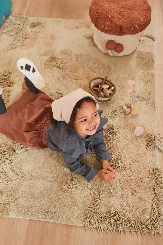 Mushroom Forest Washable Play Rug