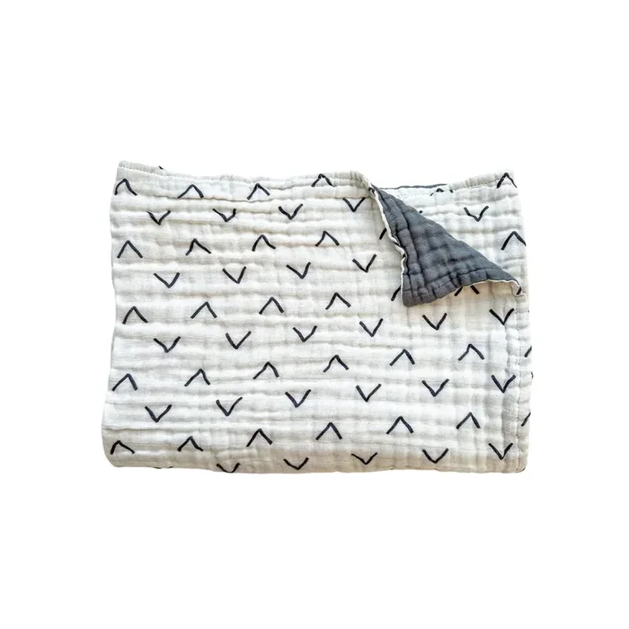 Muslin 6-layer Blanket – Black Arrow