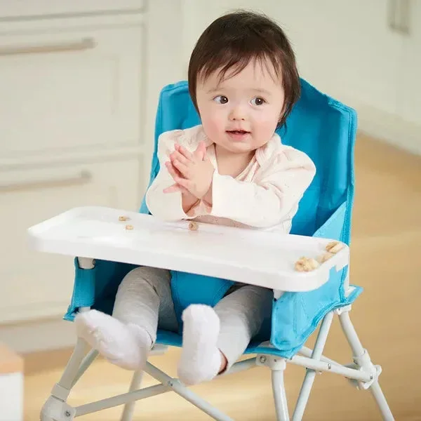 My Portable High Chair with Tray – Aqua