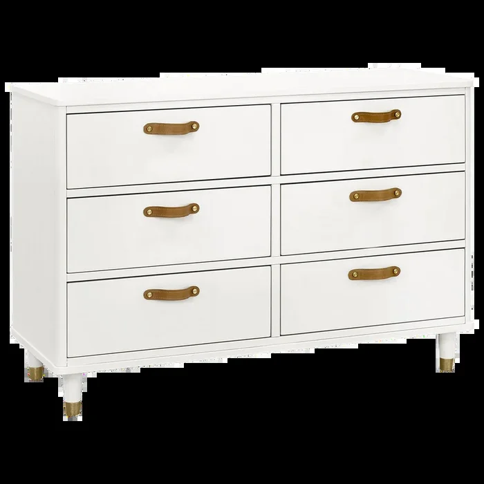 NAMESAKE Tanner 6-Drawer Dresser – Warm White