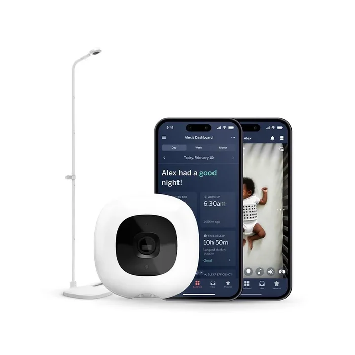 Nanit Pro Baby Monitor + Floor Stand Gen2 – White