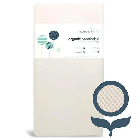 Naturepedic Organic Breathable 2-Stage Crib Mattress
