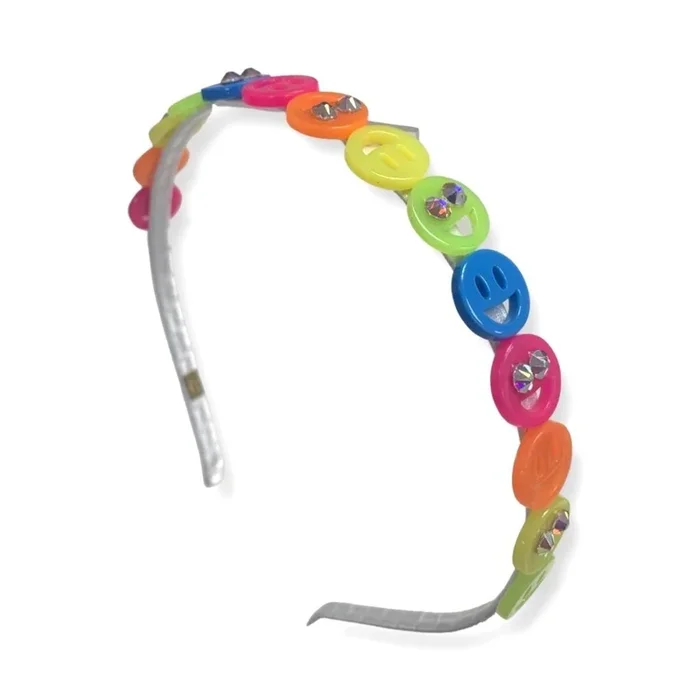 Neon Thin Smiley Headband