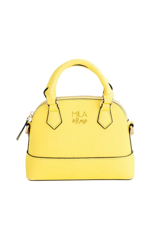 Neon Yellow Glitter Girl’s Crossbody Purse