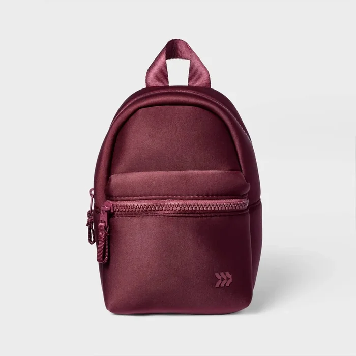 Neoprene Mini Backpack – Maroon