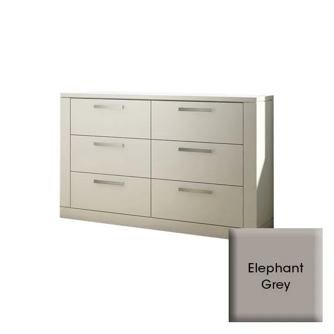 NEST Milano Collection Double Dresser in Elephant Grey