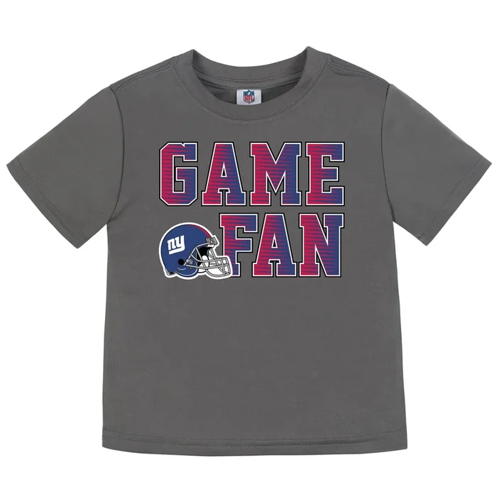 New York Giants Boys Short Sleeve Tee Shirt