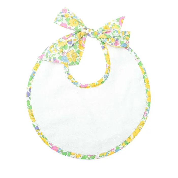 Newborn Bib | Liberty ‘betsy’ Yellow