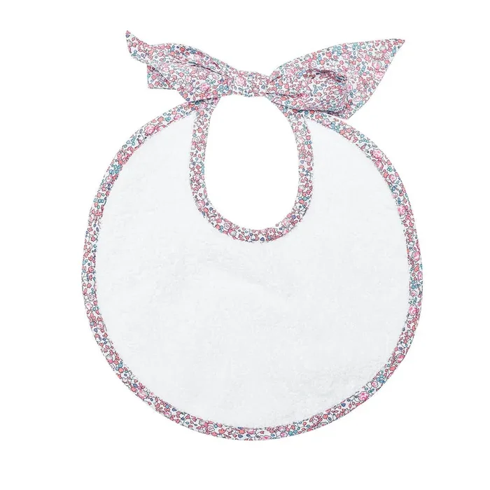 Newborn Bib | Liberty ‘eloise’ Pink