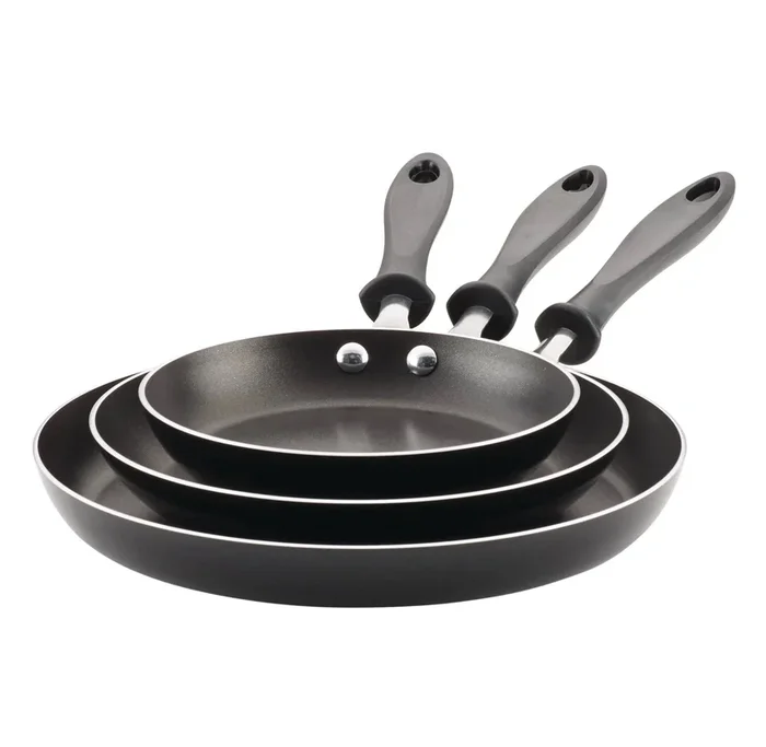 Nonstick Frying Pan Set – Black