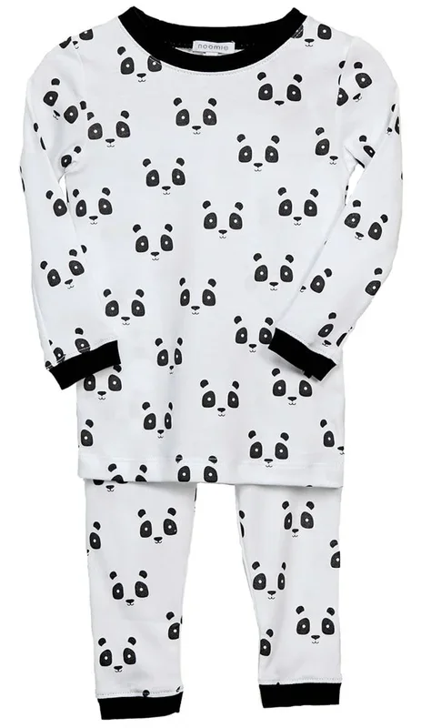 Noomie 2 Piece Pajamas – Pandas (2T)