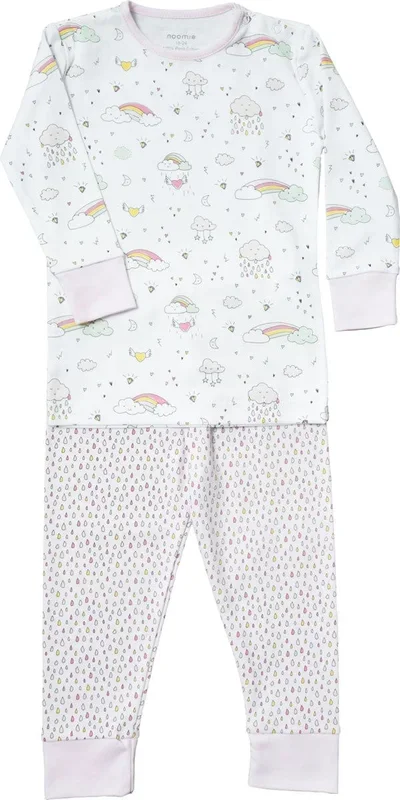 Noomie 2 Piece Pajamas – Rainbows (6Y)