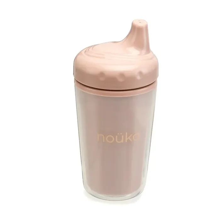 noüka Insulated Sippy Cup 9 Oz – Soft Blush