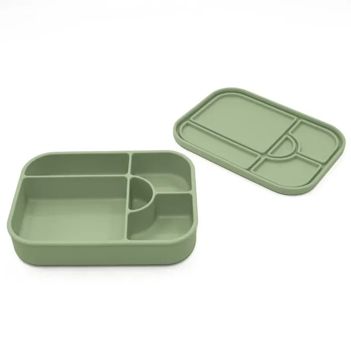 noüka Large Silicone Sealed Lunch Box – Leaf