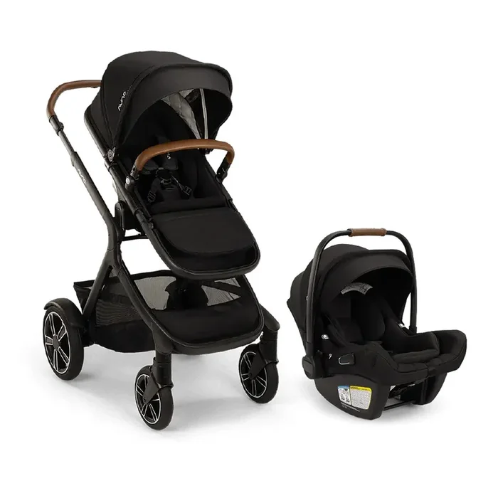 Nuna DEMI Next Travel System + PIPA Aire RX in Caviar