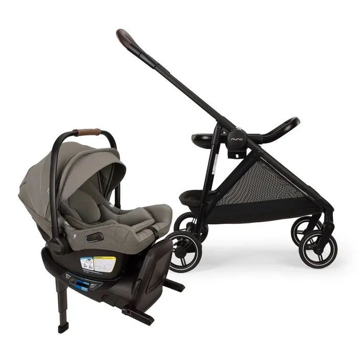 Nuna Flex System Frame + PIPA Aire RX Travel System Bundle – Granite