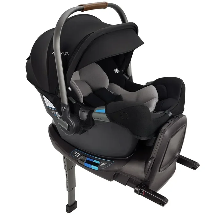 Nuna PIPA RX Infant Car Seat + RELX Base with Load Leg – Caviar