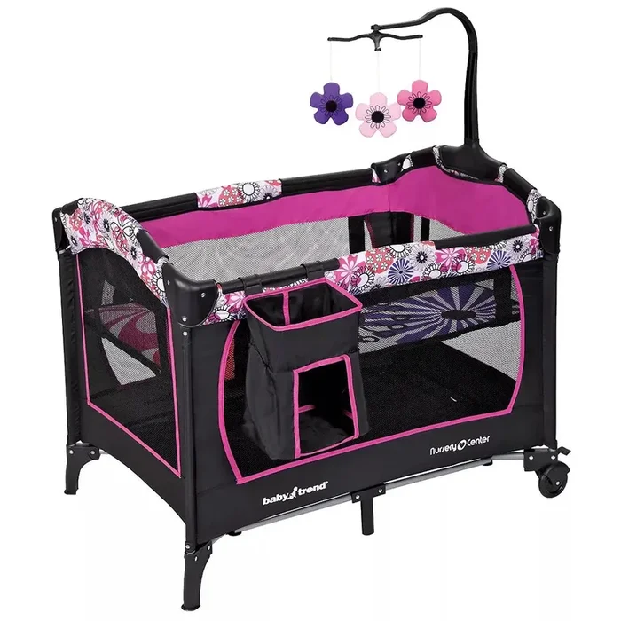 Nursery CenterÂ® Playard, Floral Garden
