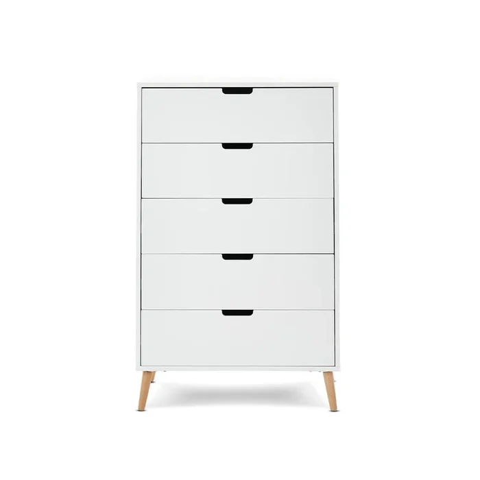 Obaby Maya Tall Boy – White + Natural