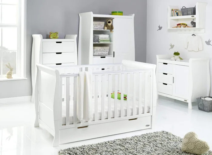 Obaby Stamford Classic 4 Piece Room Set White