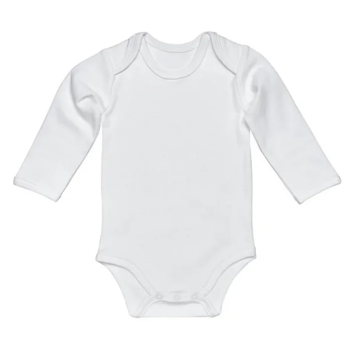Off-White Long Sleeve Lap Shoulder Bodysuit