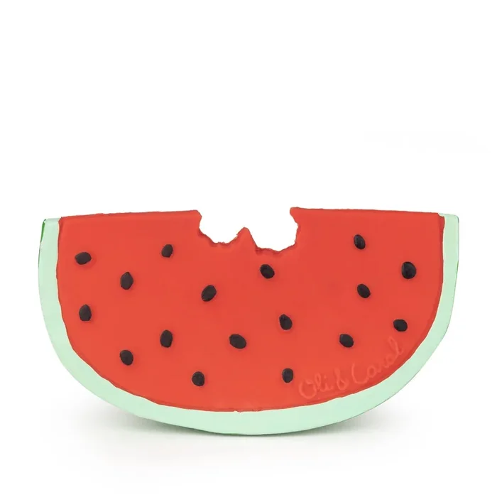 Oli & Carol Wally the Watermelon | Teether + Bath Toy