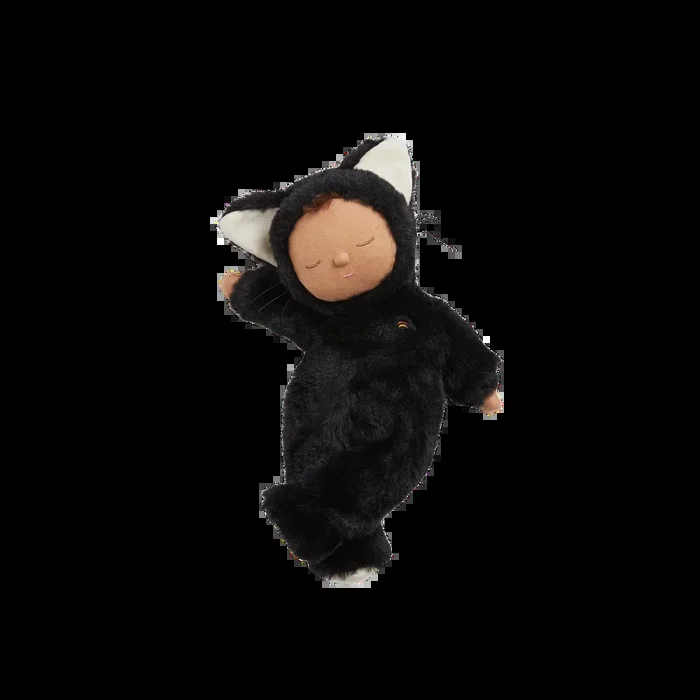 Olli Ella Cozy Dinkums Black Cat Nox