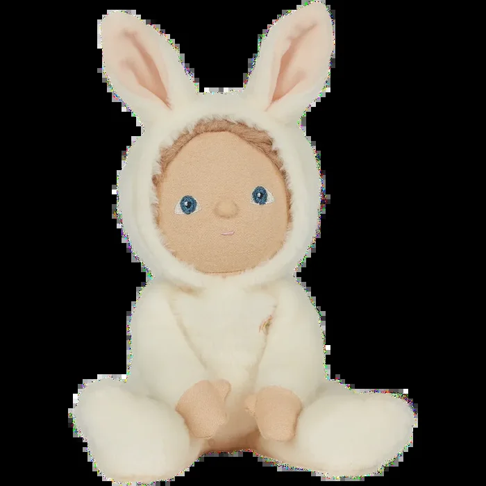 Olli Ella Dinky Dinkums Fluffle Family Bobbin Bunny | Ivory