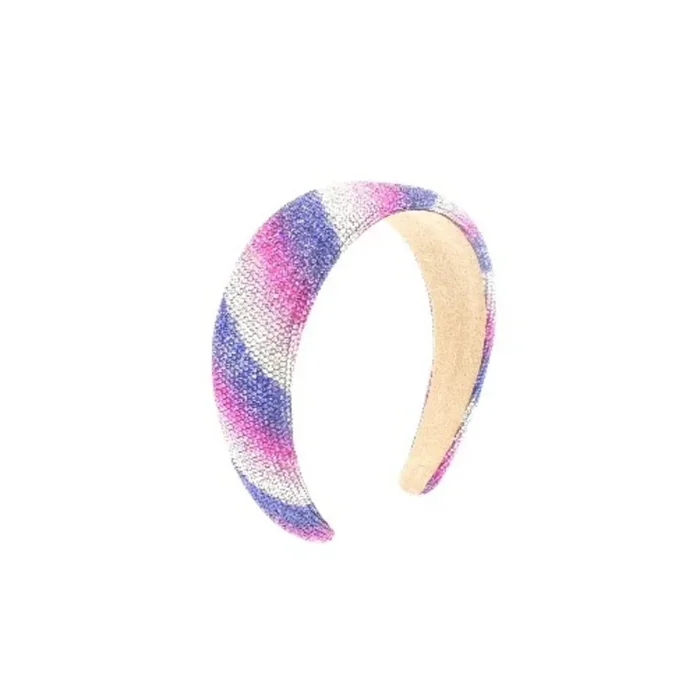 Ombre Pink & Lavender Fully Crystalized Ombre Headband