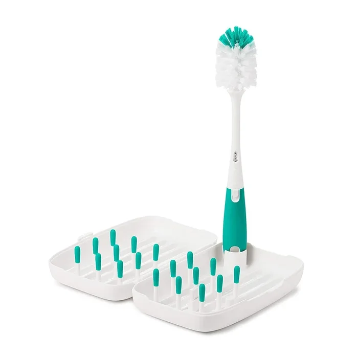 On-the-Go Drying Rack with Bottle Brush