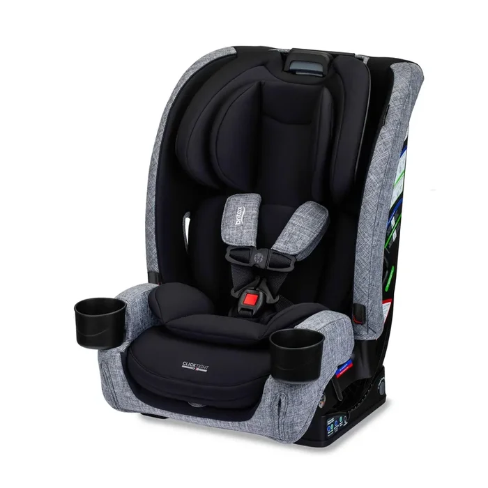One4Life Slim All-in-One Convertible Car Seat with ClickTight – Raven Black